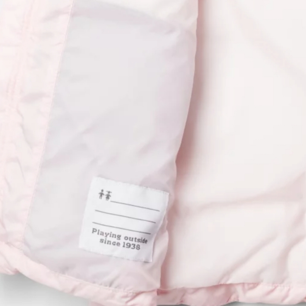NWT Columbia Youth Puffect Puffer Vest (LIGHT PINK) - Picture 3 of 6